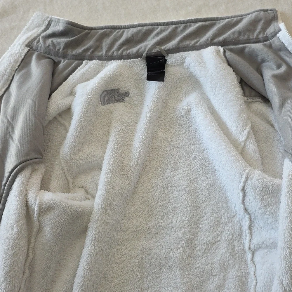 THE NORTH FACE Soft Faux Fur Jacket Women's Size M Full Zip - Picture 14 of 15